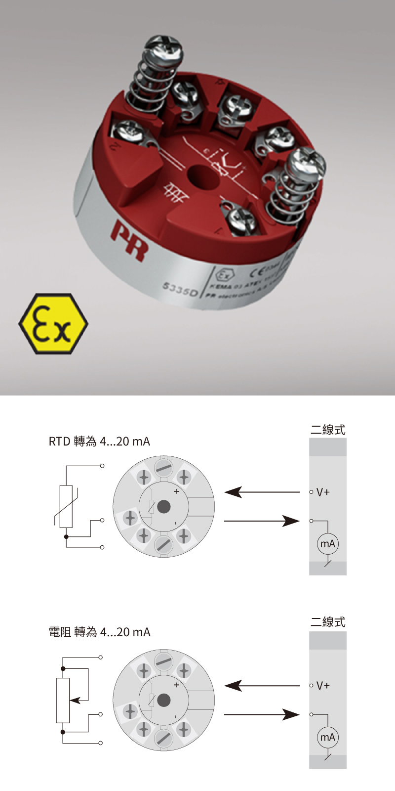 PR 5333D 防爆可規劃傳感器